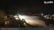 Archived webcam image showing Winterberg ski resort: chair lift "Rauher Busch" on 16 Mar 2026 at 01:59