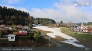 Archived webcam image showing Winterberg ski resort: chair lift "Rauher Busch" on 14 Apr 2026 at 09:37