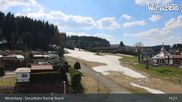 Archived webcam image showing Winterberg ski resort: chair lift "Rauher Busch" on 14 Apr 2026 at 15:37