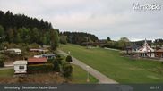 Archived webcam image showing Winterberg ski resort: chair lift "Rauher Busch" on 4 May 2026 at 07:24