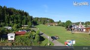 Archived webcam image showing Winterberg ski resort: chair lift "Rauher Busch" on 28 May 2026 at 07:16