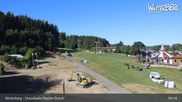 Archived webcam image showing Winterberg ski resort: chair lift "Rauher Busch" on 6 Aug 2026 at 09:11