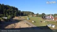 Archived webcam image showing Winterberg ski resort: chair lift "Rauher Busch" on 11 Aug 2026 at 07:57