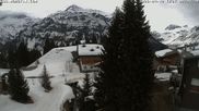 Archiviertes Webcam Bild: Oberlech: Pension Berger am 12.04.2026 um 08:48 Uhr