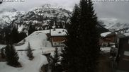 Archiviertes Webcam Bild: Oberlech: Pension Berger am 12.04.2026 um 18:48 Uhr