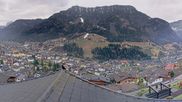 Archived webcam image showing St. Ulrich (1.245m) on 13 Apr 2026 at 06:21