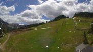 Archived webcam image showing Nassfeld Ski Resort: View from Sonnleitn on 21 May 2026 at 12:52