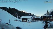 Archived webcam image showing Chalet Anna Maria in Lech on Feb 26, 2026 at 8:51 AM