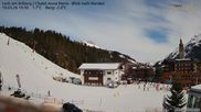 Archiviertes Webcam Bild: Lech am Arlberg: Ausblick Chalet Anna Maria zur Piste am 19.03.2026 um 10:06 Uhr