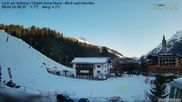 Archived webcam image showing Chalet Anna Maria in Lech on 8 Apr 2026 at 08:57