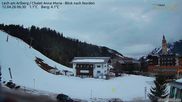 Archiviertes Webcam Bild: Lech am Arlberg: Ausblick Chalet Anna Maria zur Piste am 12.04.2026 um 06:10 Uhr