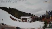 Archiviertes Webcam Bild: Lech am Arlberg: Ausblick Chalet Anna Maria zur Piste am 12.04.2026 um 14:10 Uhr
