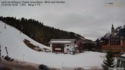Archiviertes Webcam Bild: Lech am Arlberg: Ausblick Chalet Anna Maria zur Piste am 12.04.2026 um 16:10 Uhr