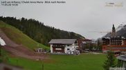 Archived webcam image showing Chalet Anna Maria in Lech on 11 May 2026 at 14:40