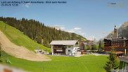 Archived webcam image showing Chalet Anna Maria in Lech on 25 May 2026 at 12:59