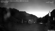 Archiviertes Webcam Bild: Lech am Arlberg: Ausblick Chalet Anna Maria zur Piste am 12.07.2026 um 04:51 Uhr