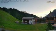 Archiviertes Webcam Bild: Lech am Arlberg: Ausblick Chalet Anna Maria zur Piste am 12.07.2026 um 06:51 Uhr