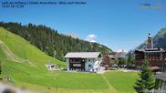 Archiviertes Webcam Bild: Lech am Arlberg: Ausblick Chalet Anna Maria zur Piste am 12.07.2026 um 12:51 Uhr