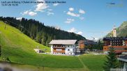 Archiviertes Webcam Bild: Lech am Arlberg: Ausblick Chalet Anna Maria zur Piste am 12.07.2026 um 16:51 Uhr