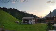 Archiviertes Webcam Bild: Lech am Arlberg: Ausblick Chalet Anna Maria zur Piste am 21.07.2026 um 07:21 Uhr