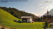 Archiviertes Webcam Bild: Lech am Arlberg: Ausblick Chalet Anna Maria zur Piste am 21.07.2026 um 08:21 Uhr