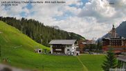 Archiviertes Webcam Bild: Lech am Arlberg: Ausblick Chalet Anna Maria zur Piste am 21.07.2026 um 10:21 Uhr