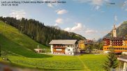 Archiviertes Webcam Bild: Lech am Arlberg: Ausblick Chalet Anna Maria zur Piste am 29.07.2026 um 18:30 Uhr