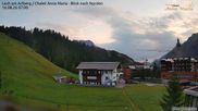 Archiviertes Webcam Bild: Lech am Arlberg: Ausblick Chalet Anna Maria zur Piste am 16.08.2026 um 07:25 Uhr
