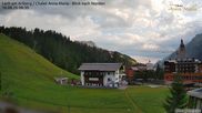 Archiviertes Webcam Bild: Lech am Arlberg: Ausblick Chalet Anna Maria zur Piste am 16.08.2026 um 08:25 Uhr