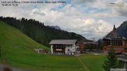 Archiviertes Webcam Bild: Lech am Arlberg: Ausblick Chalet Anna Maria zur Piste am 16.08.2026 um 16:25 Uhr