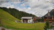 Archived webcam image showing Chalet Anna Maria in Lech on 5 Sep 2026 at 12:12