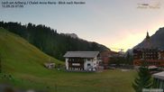 Archived webcam image showing Chalet Anna Maria in Lech on 12 Sep 2026 at 07:03