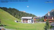 Archived webcam image showing Chalet Anna Maria in Lech on 12 Sep 2026 at 14:03