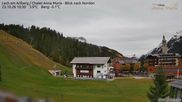 Archiviertes Webcam Bild: Lech am Arlberg: Ausblick Chalet Anna Maria zur Piste am 23.10.2026 um 10:01 Uhr