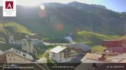 Archived webcam image showing Hotel Arlberghaus at Zürs on 20 Jun 2026 at 08:14