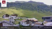 Archived webcam image showing Hotel Arlberghaus at Zürs on 23 Jul 2026 at 12:05