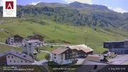 Archived webcam image showing Hotel Arlberghaus at Zürs on 4 Aug 2026 at 12:46
