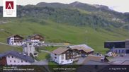 Archived webcam image showing Hotel Arlberghaus at Zürs on 4 Aug 2026 at 16:46