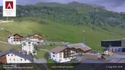 Archived webcam image showing Hotel Arlberghaus at Zürs on 4 Aug 2026 at 18:46