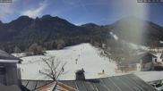 Archived webcam image showing Streidlhang slope, ski resort Brauneck on 26 Feb 2026 at 12:56