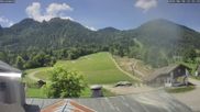 Archived webcam image showing Streidlhang slope, ski resort Brauneck on 18 Jun 2026 at 12:08