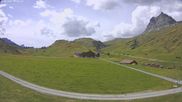 Archived webcam image showing Jägeralpe, ski resort Warth-Schröcken on 7 Sep 2026 at 14:16