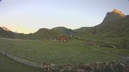 Archived webcam image showing Jägeralpe, ski resort Warth-Schröcken on 12 Sep 2026 at 07:03