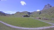 Archived webcam image showing Jägeralpe, ski resort Warth-Schröcken on 12 Sep 2026 at 14:03