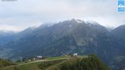 Archived webcam image showing Mountain station Goldried gondola on 12 Jun 2026 at 06:17