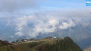 Archived webcam image showing Mountain station Goldried gondola on 1 Oct 2026 at 10:03