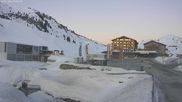 Archived webcam image showing Jägeralpe: View Ski Hotel on Feb 26, 2026 at 7:38 AM