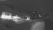 Archived webcam image showing Jägeralpe: View Ski Hotel on 1 Apr 2026 at 22:59