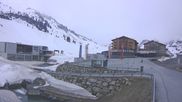 Archived webcam image showing Jägeralpe: View Ski Hotel on 12 Apr 2026 at 06:28