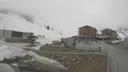 Archived webcam image showing Jägeralpe: View Ski Hotel on 12 Apr 2026 at 12:28